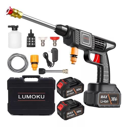 Hidrolavadora Portatil Doble Bateria