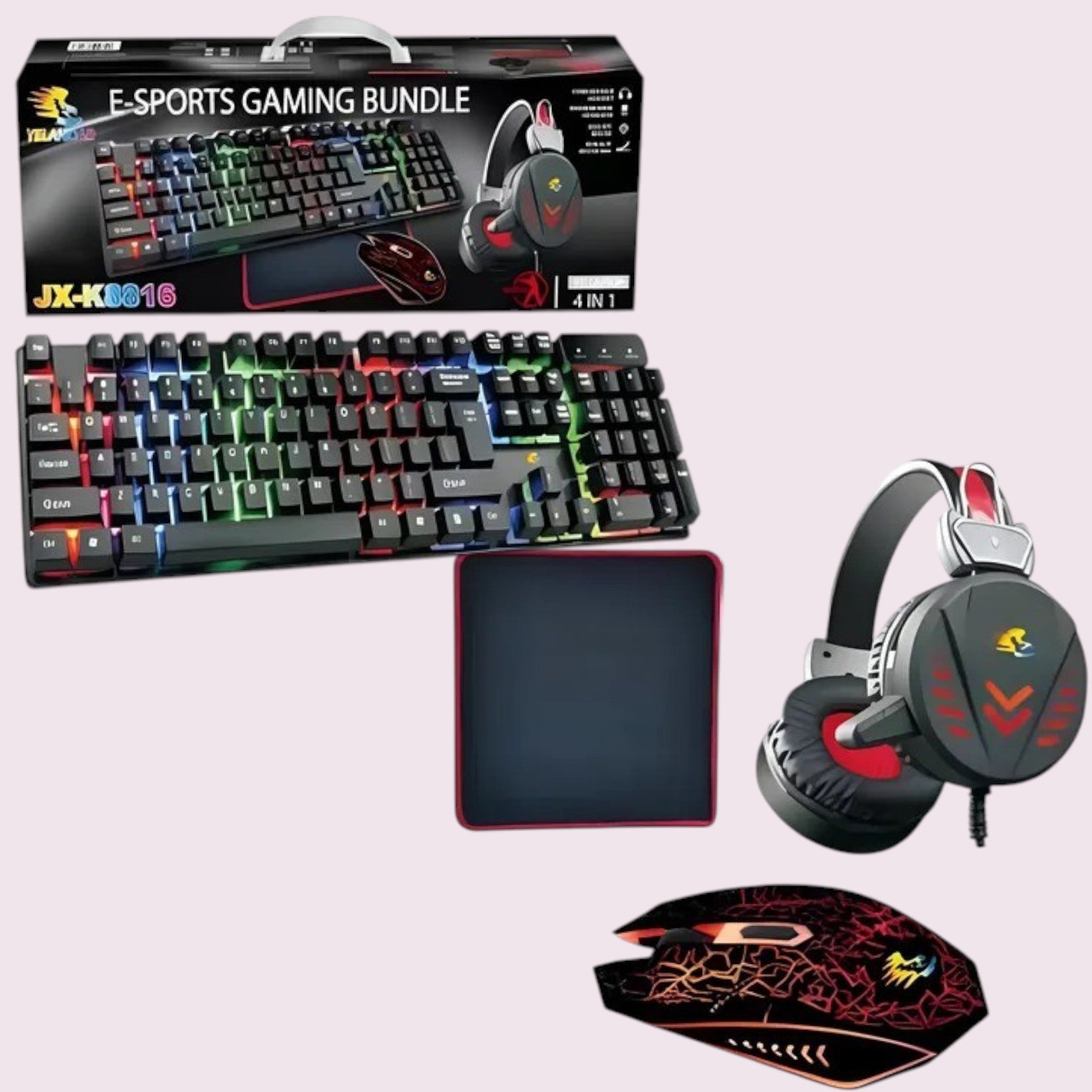 Combo Gamer 4 En 1